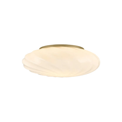 Halo Design Twist Vägg-/Taklampa Ø35 cm, Opal/Antikmässing