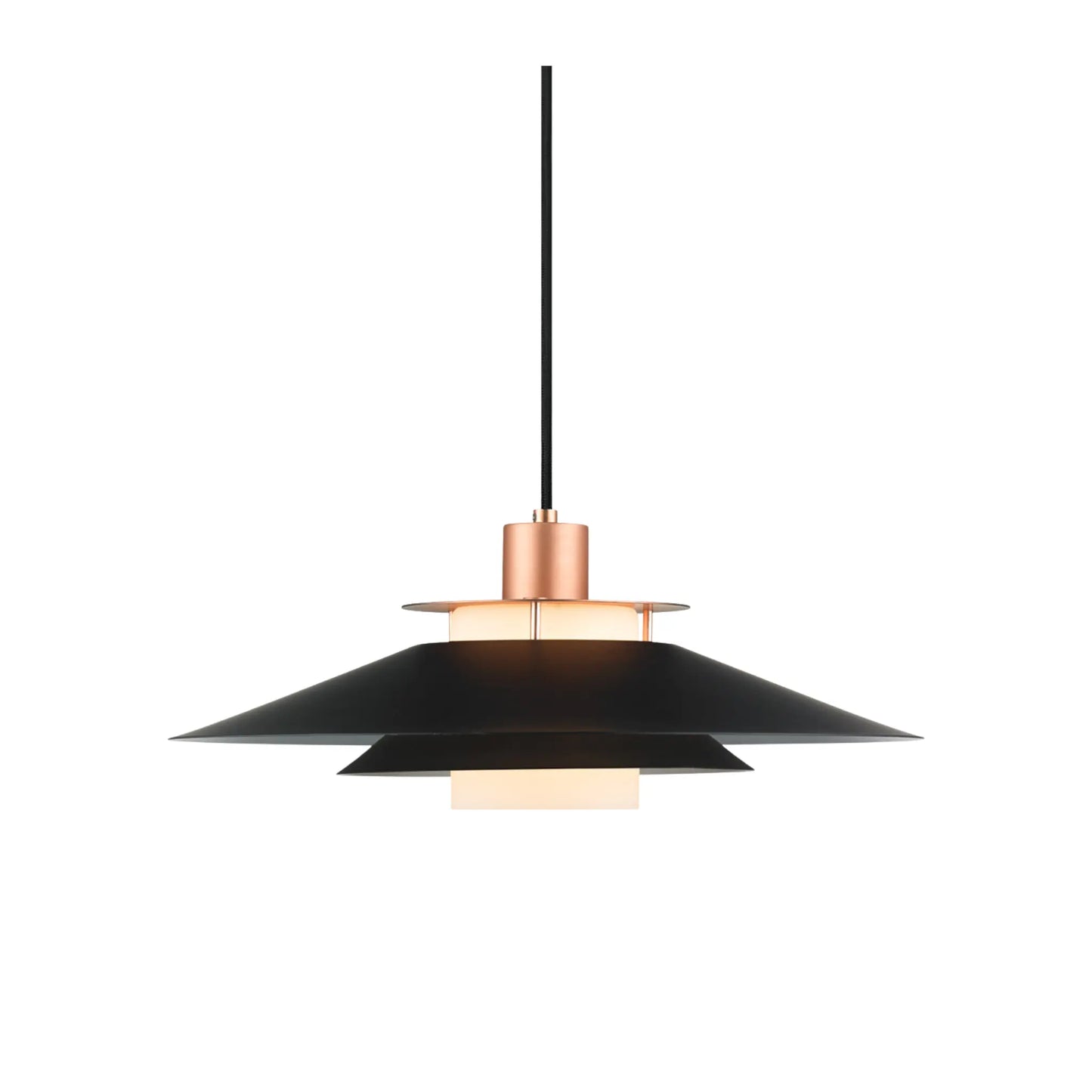 Halo Design Rivoli Taklampa Ø40 cm, Svart/Koppar