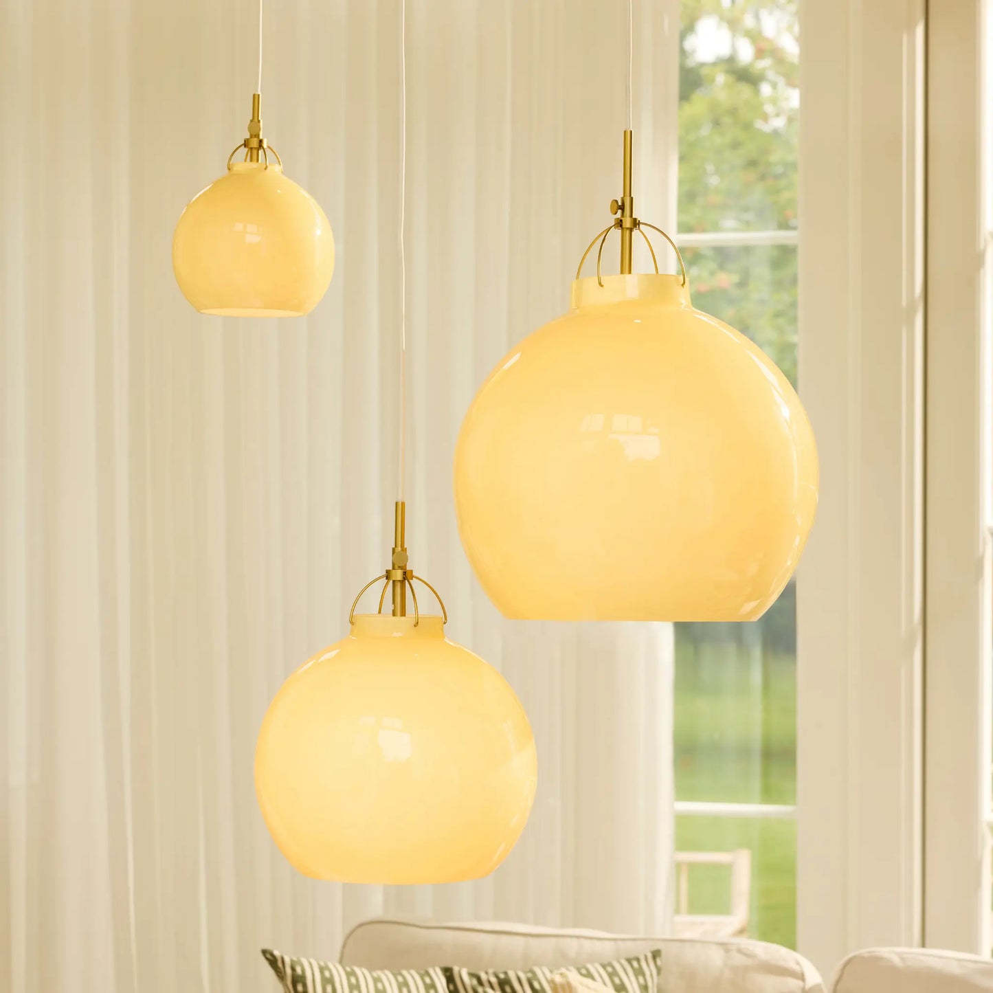 Halo Design Toscana Taklampa Ø27 cm, Cream