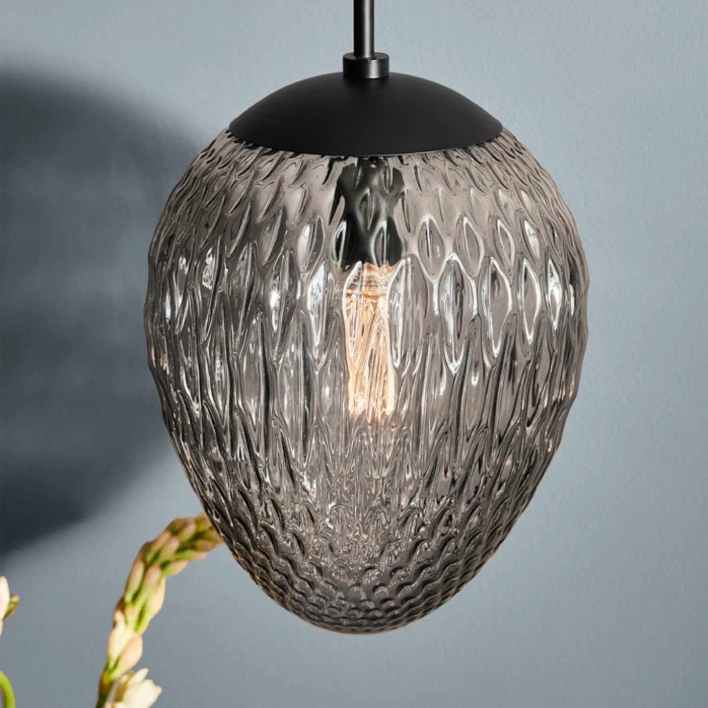 Halo Design Woods Taklampa Ø25 cm, Smoke