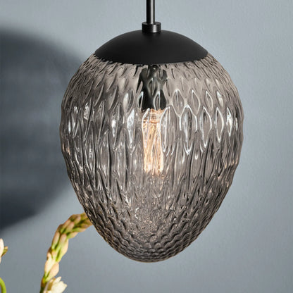 Halo Design Woods Taklampa Ø25 cm, Smoke