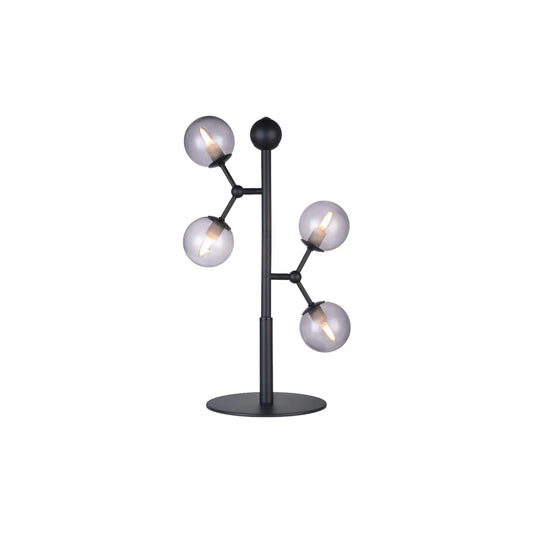 Halo Design Atom Bordslampa, Smoke/Svart