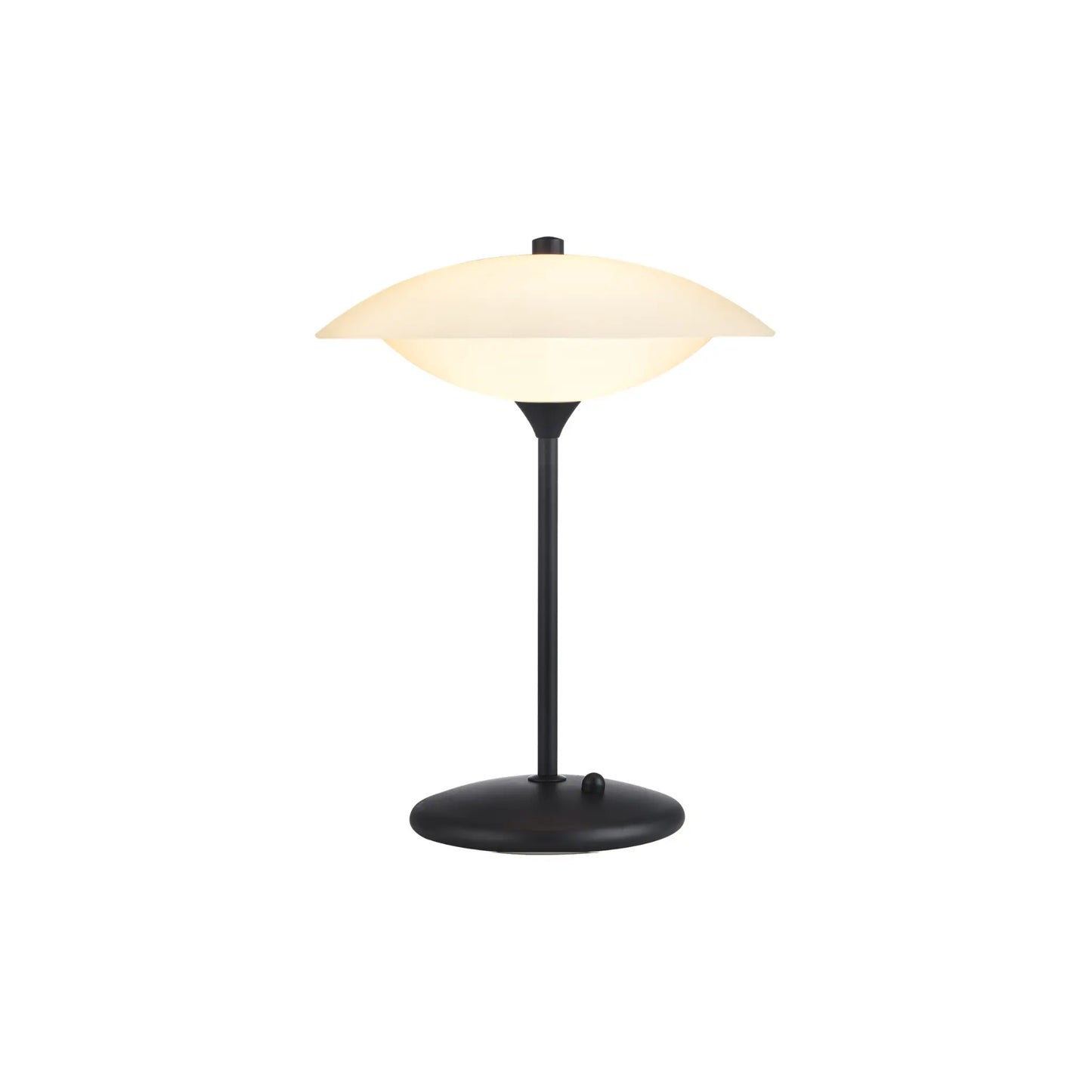 Halo Design Baroni Bordslampa Ø30 cm, Opal/Svart
