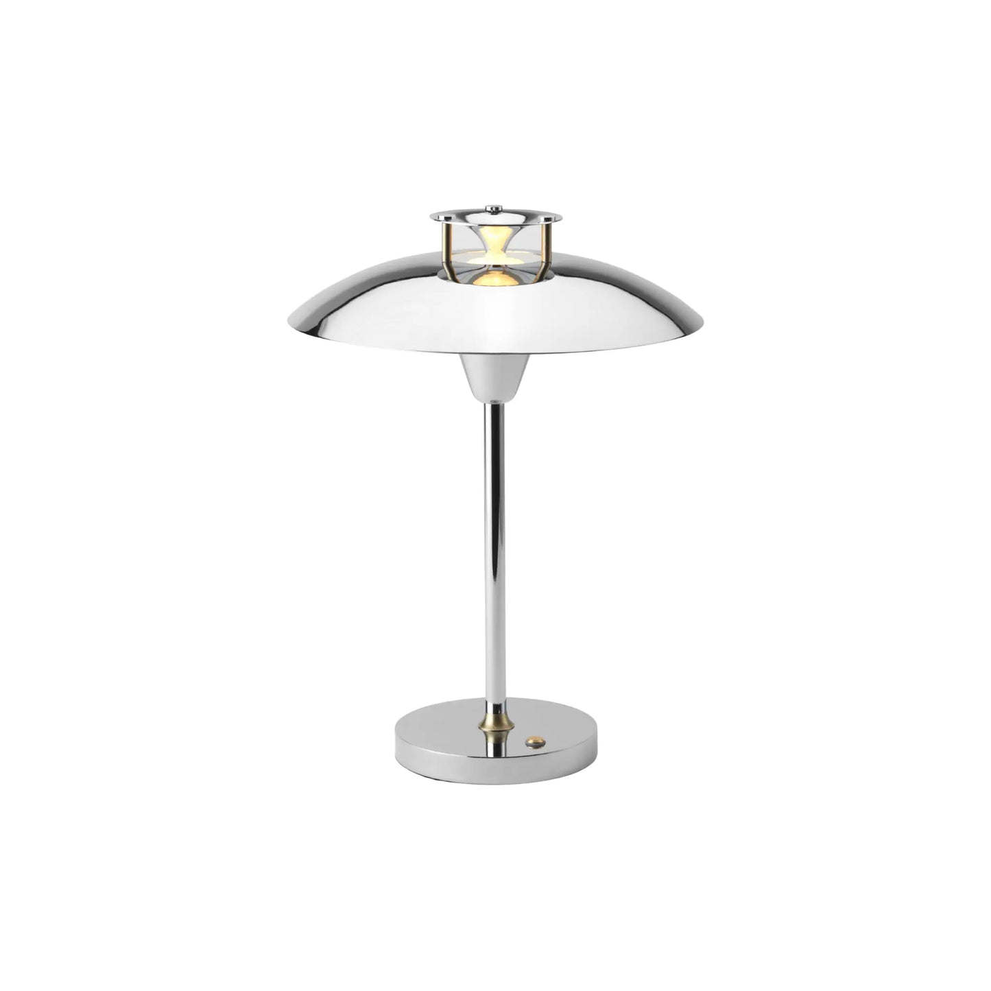 Halo Design Stepp 1-2-3 Portabel Bordslampa, Chrome