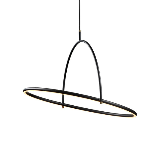 Halo Design Tilt Ljuskrona Ø60 cm 3-Stegs, Black