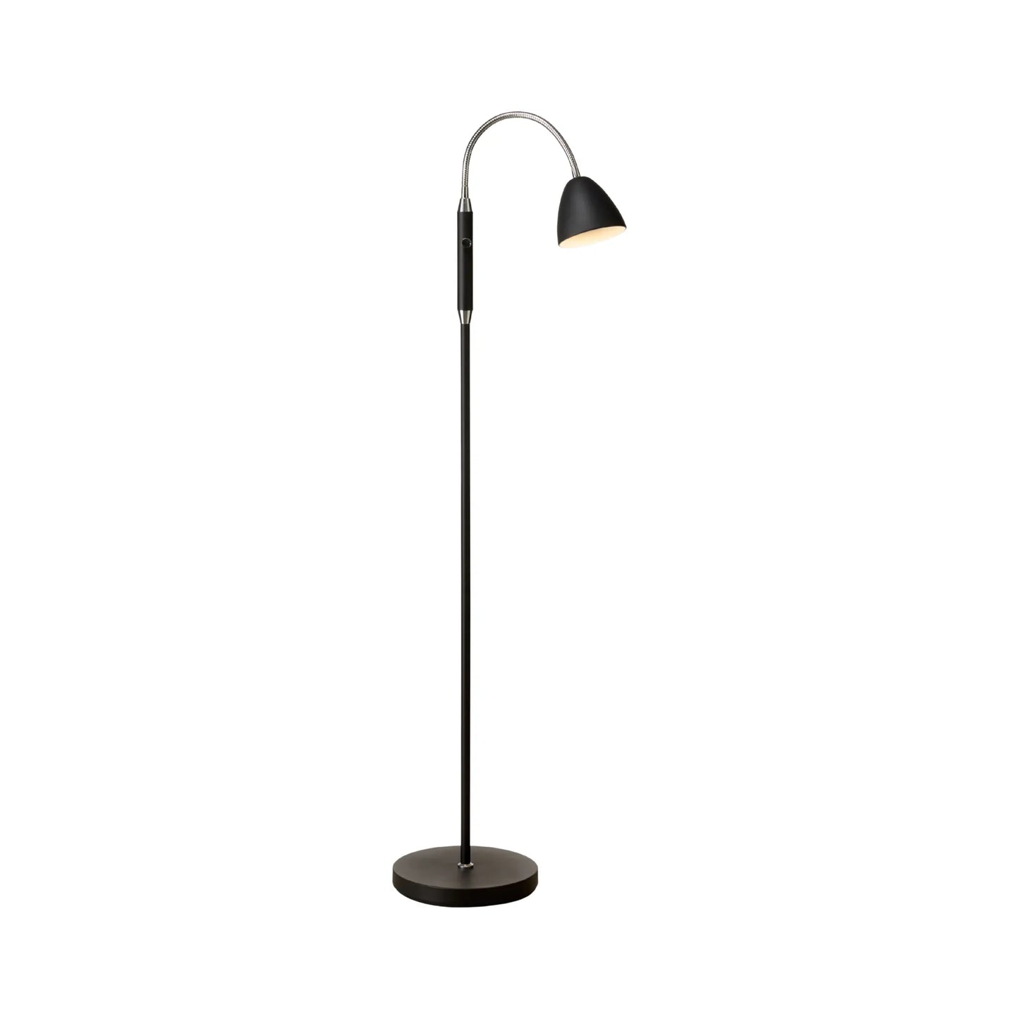 Halo Design Room Golvlampa 1 Arm, Black Chrome