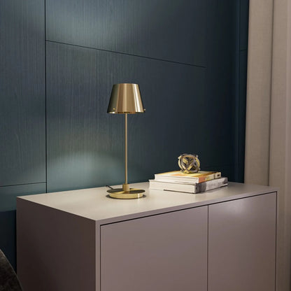 Herstal Gil il Grande Bordslampa, Satin brass