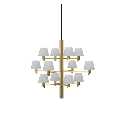 Herstal Gil Krona 12, Satin brass/Opal glas