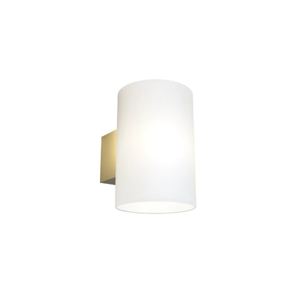 Herstal Evoke Vägglampa L, Satin brass/Opal glas