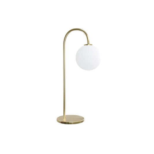 Herstal Ballon Bordslampa, Mässing/Opal glas