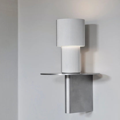 Herstal Iluma Bordslampa Portabel, Silver