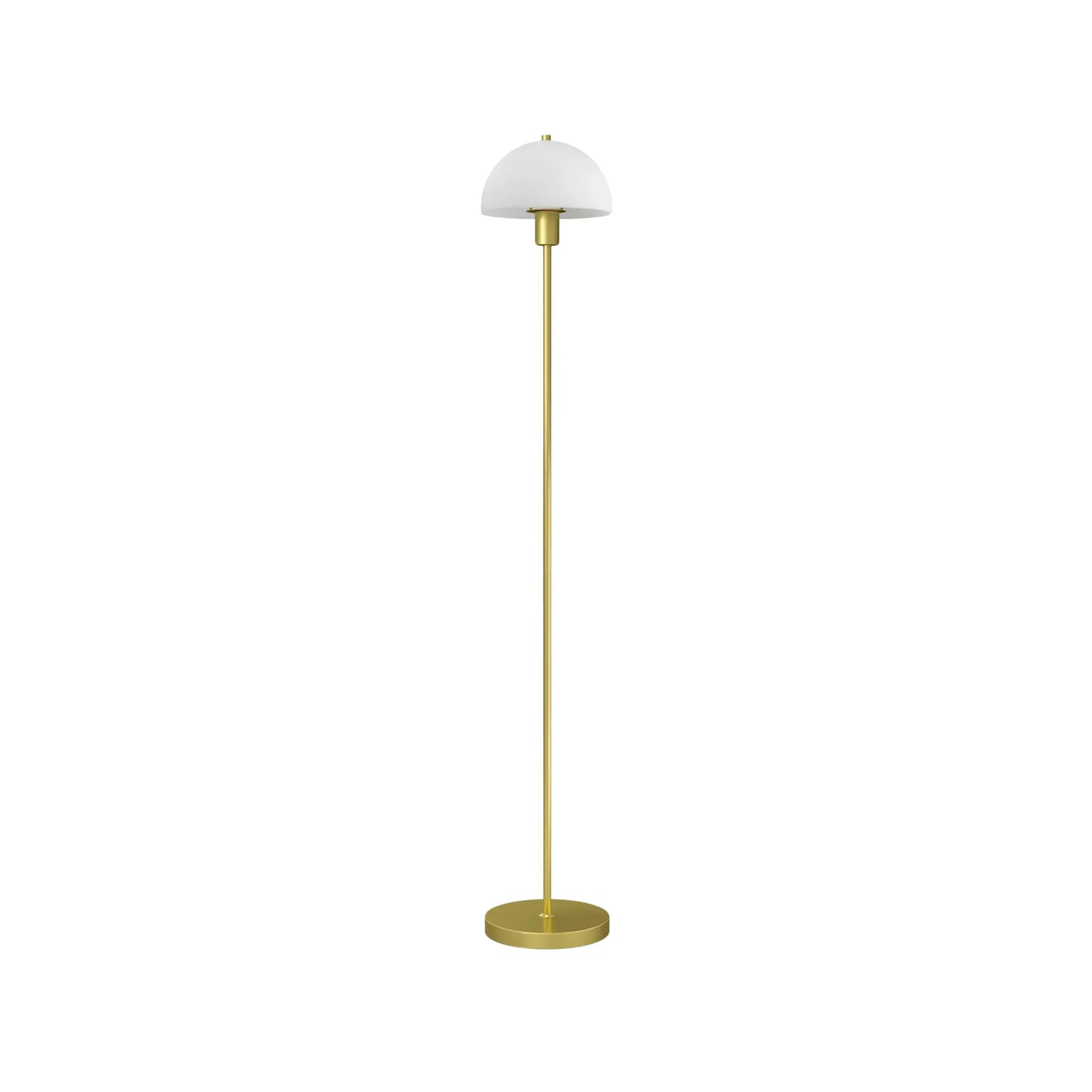 Herstal Vienda Golvlampa, Mässing/Opal glas