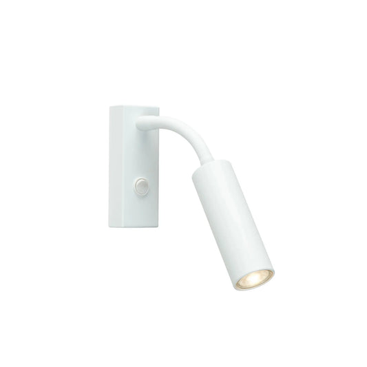 Herstal Pipeline Vägglampa Flex, Mattvit