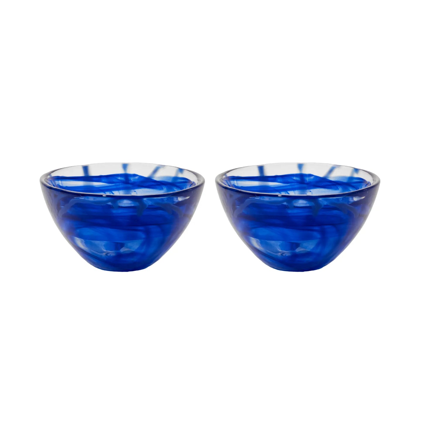 Kosta Boda Contrast Skål 2-Pack 16 cm, Blå