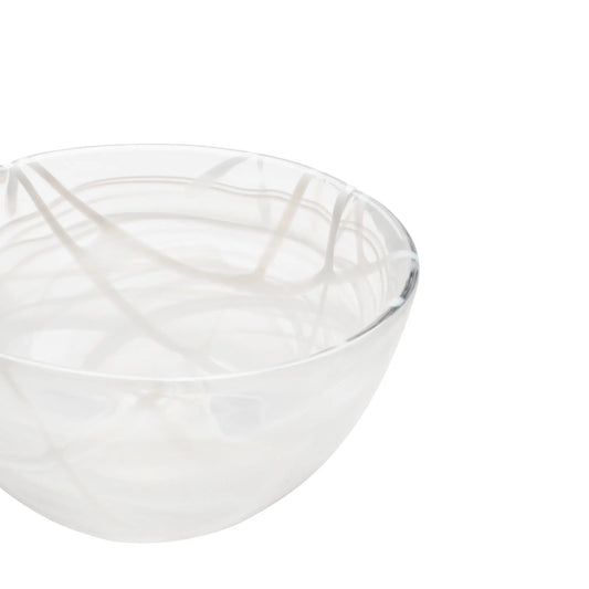 Kosta Boda Contrast Skål 2-Pack 16 cm, Vit