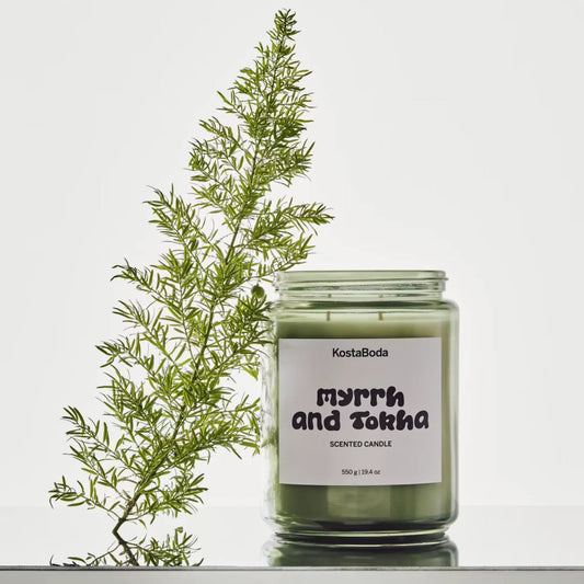 Kosta Boda Mind Doftljus 550g Myrrh & Tokha