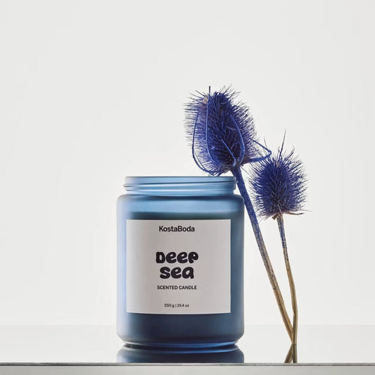 Kosta Boda Mind Doftljus 550g Deep Sea