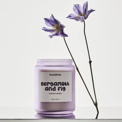 Kosta Boda Mind Doftljus 550g Bergamott & Fig