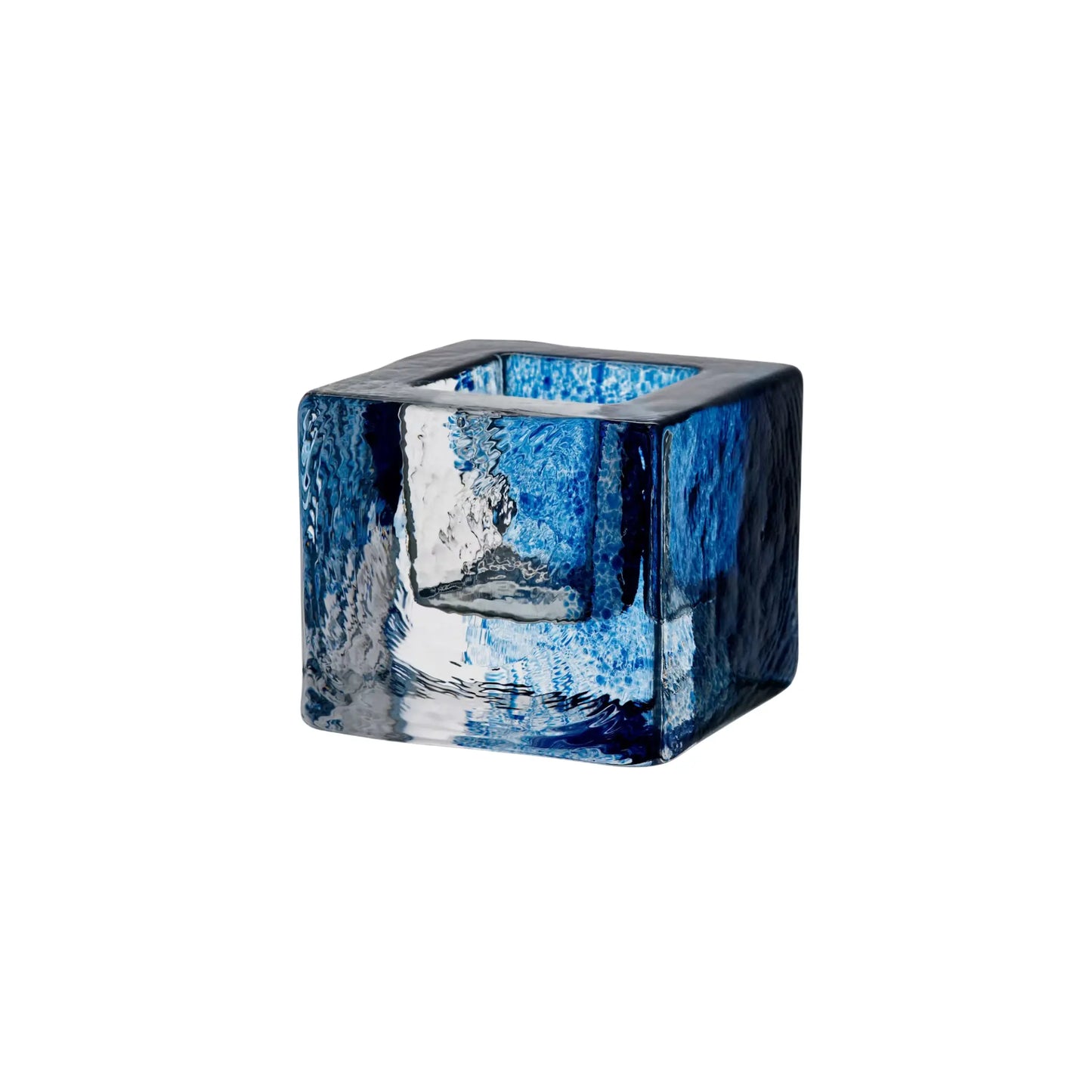 Kosta Boda Brick Ljuslykta 7,5 cm, Blå