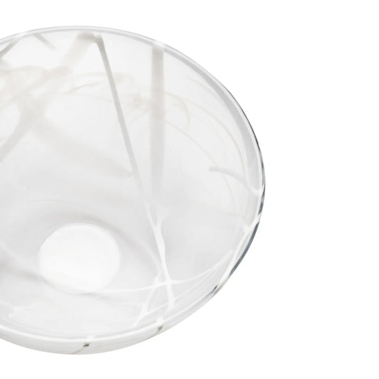 Kosta Boda Contrast Skål 2-Pack 23 cm, Vit