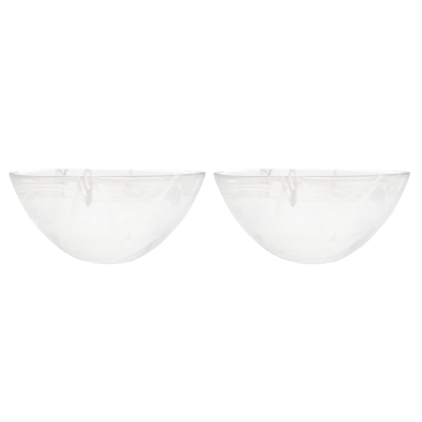 Kosta Boda Contrast Skål 2-Pack 35 cm, Vit