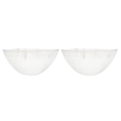 Kosta Boda Contrast Skål 2-Pack 35 cm, Vit