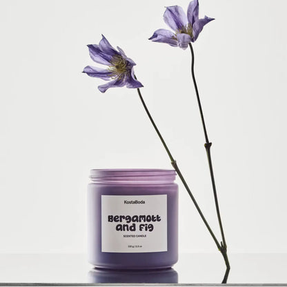 Kosta Boda Mind Doftljus 330g Bergamott & Fig