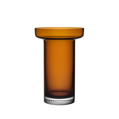 Kosta Boda Limelight Rosvas 23 cm, Amber