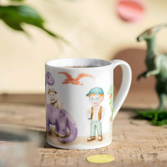 Leonardo Bambini Avventura Barnservis 3 Delar, Dino