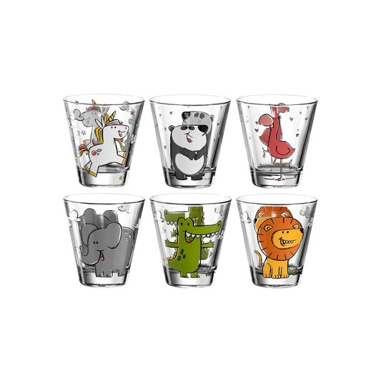 Leonardo Bambini 6-pack Tumblerglas 21,5 cl