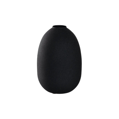 Leonardo Vas 19 cm Metall, Svart