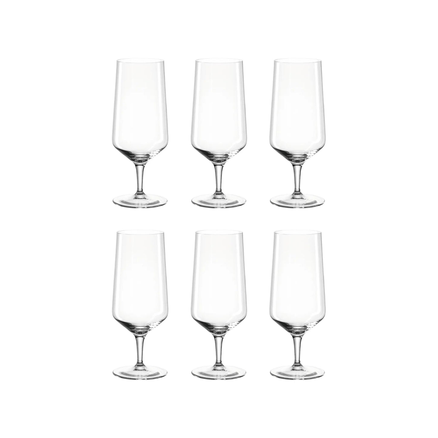 Leonardo Puccini 6-pack Ölglas/Allglas 410 ml
