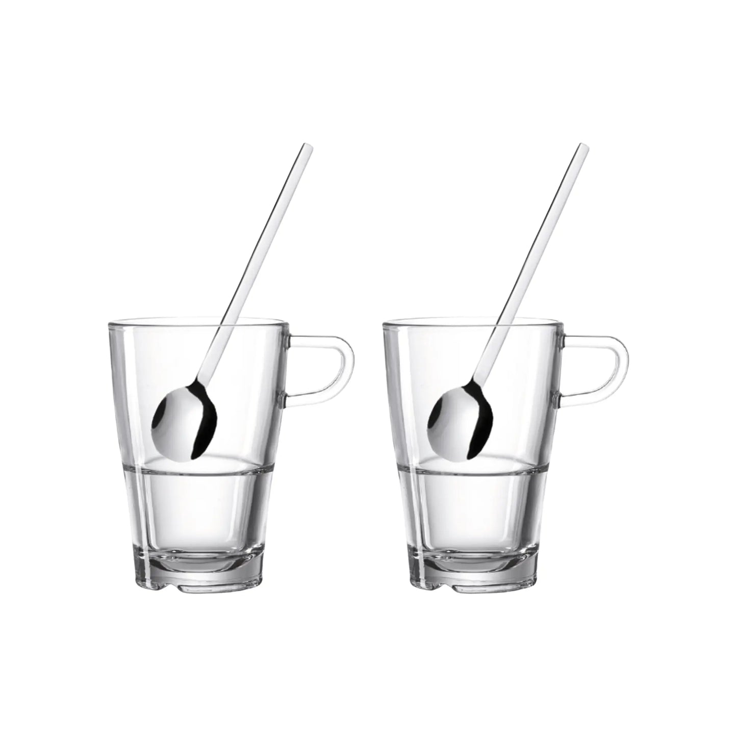 Leonardo Senso Kaffeset med Sked 350 ml 2-pack
