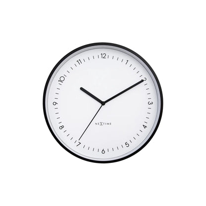 NeXtime Berlin Väggklocka Ø30 cm, Vit