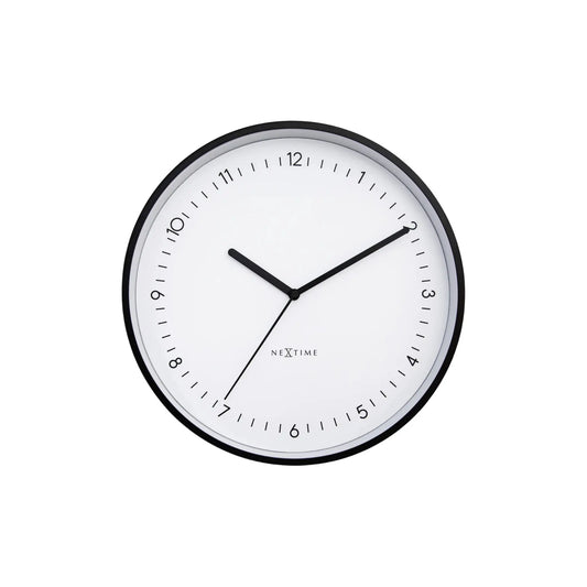 NeXtime Berlin Väggklocka Ø30 cm, Vit