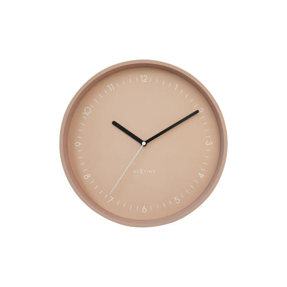 NeXtime Berlin Väggklocka Ø30 cm, Rosa