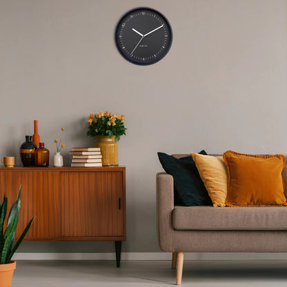 NeXtime Berlin Väggklocka Ø30 cm, Svart