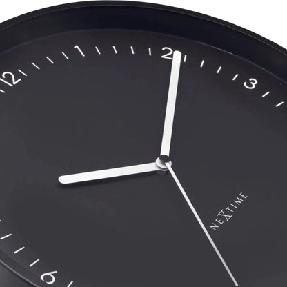 NeXtime Berlin Väggklocka Ø30 cm, Svart