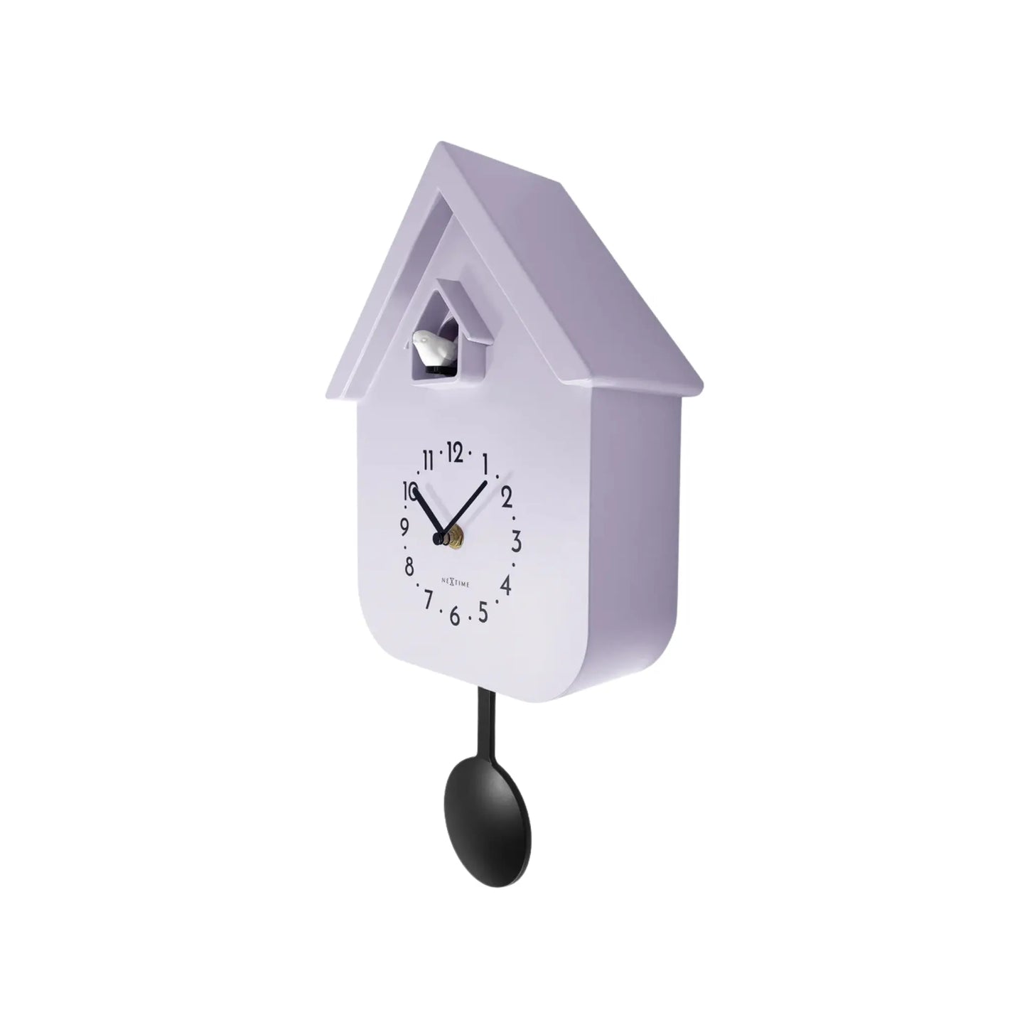 NeXtime Twitter Väggklocka 21,5x41,5 cm, Lavendel