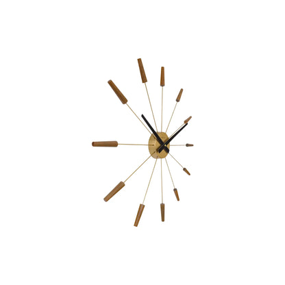 NeXtime Plug Inn Väggklocka 58 cm, Brons