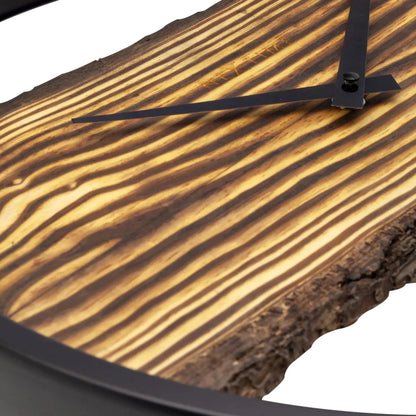 NeXtime Forest L Väggklocka Ø45 cm Trä/, Svart