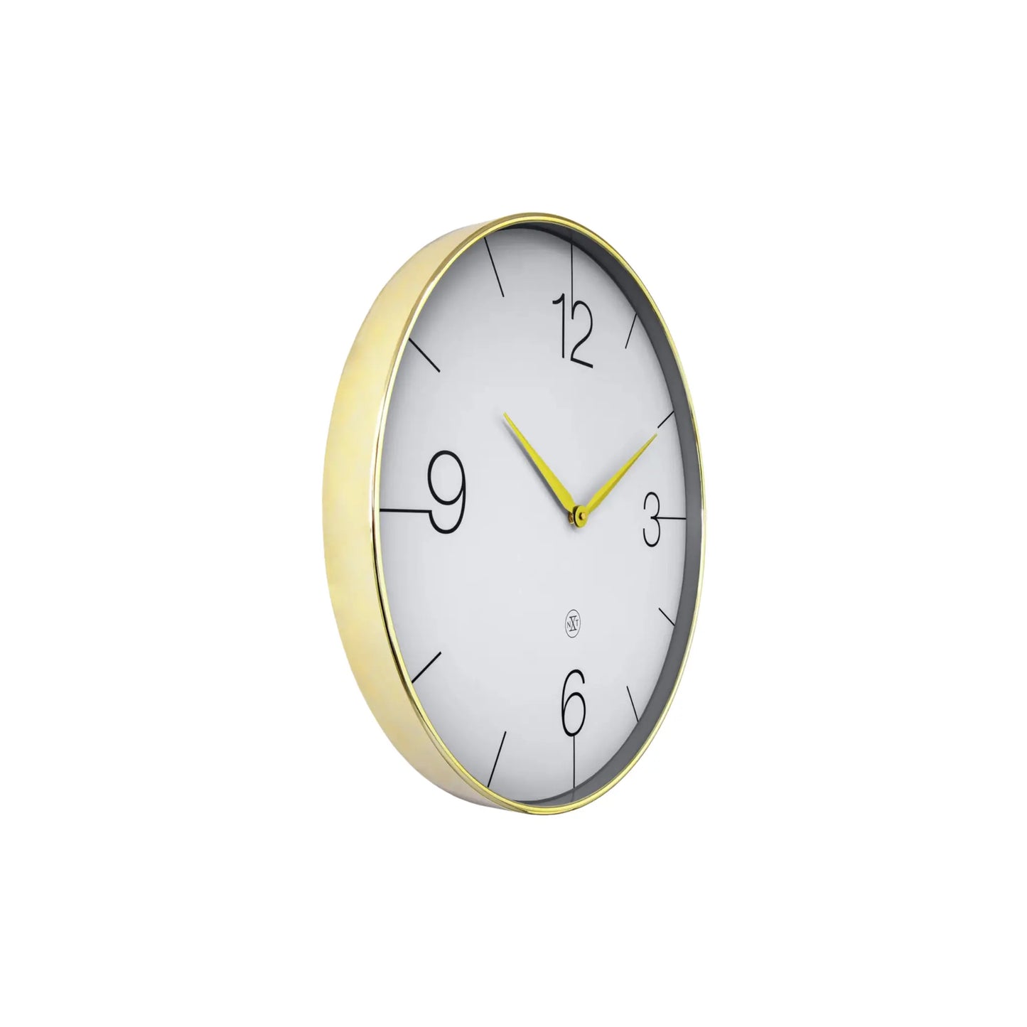 NeXtime Finesse L Nxt Väggklocka 51 cm Guld/Grå