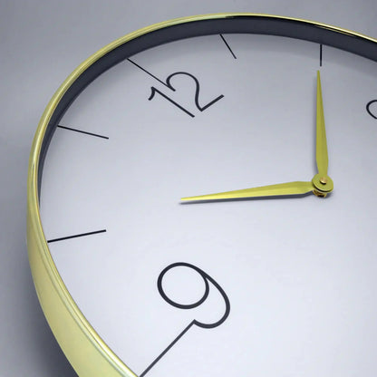 NeXtime Finesse L Nxt Väggklocka 51 cm Guld/Grå