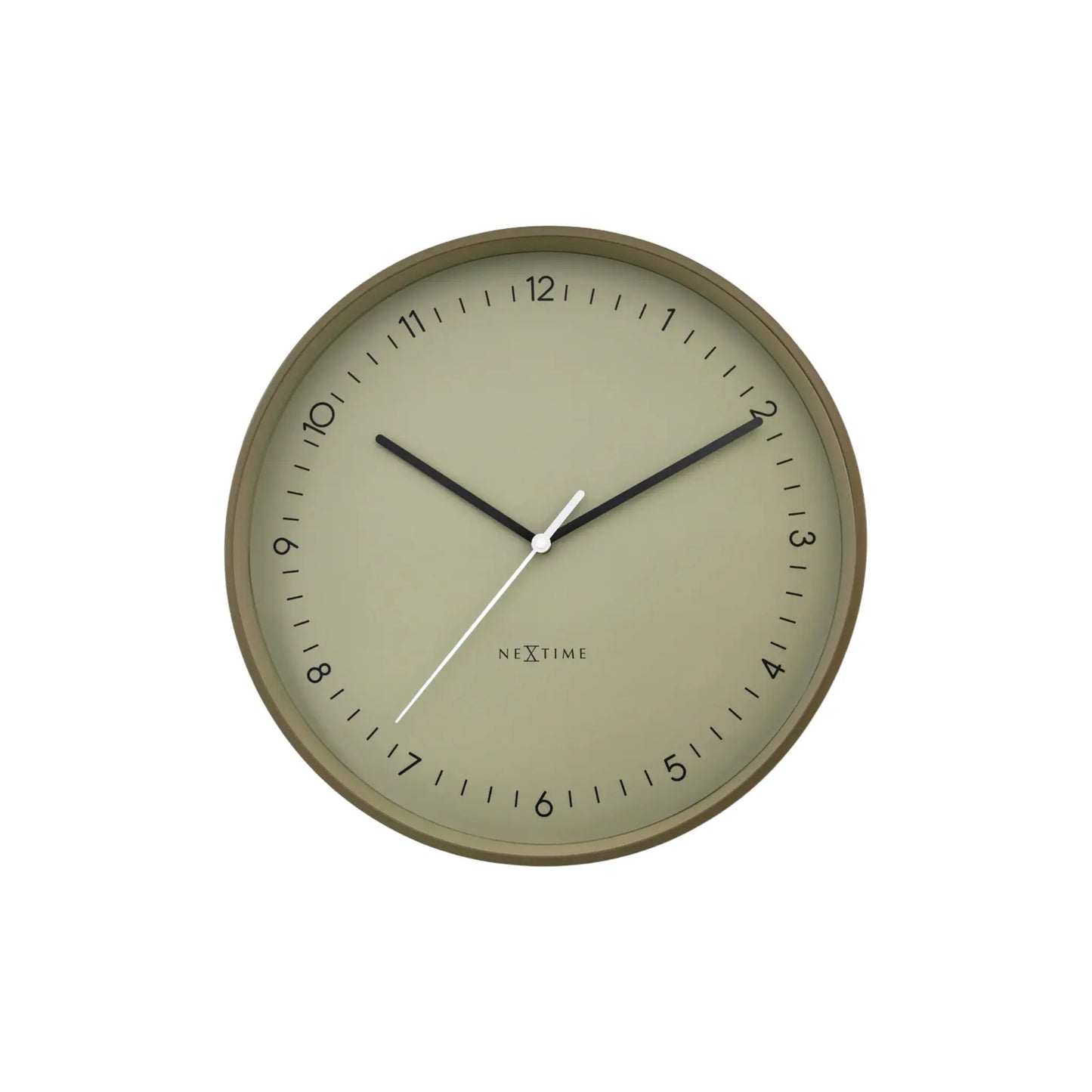 NeXtime Berlin Väggklocka 40 cm, Khaki