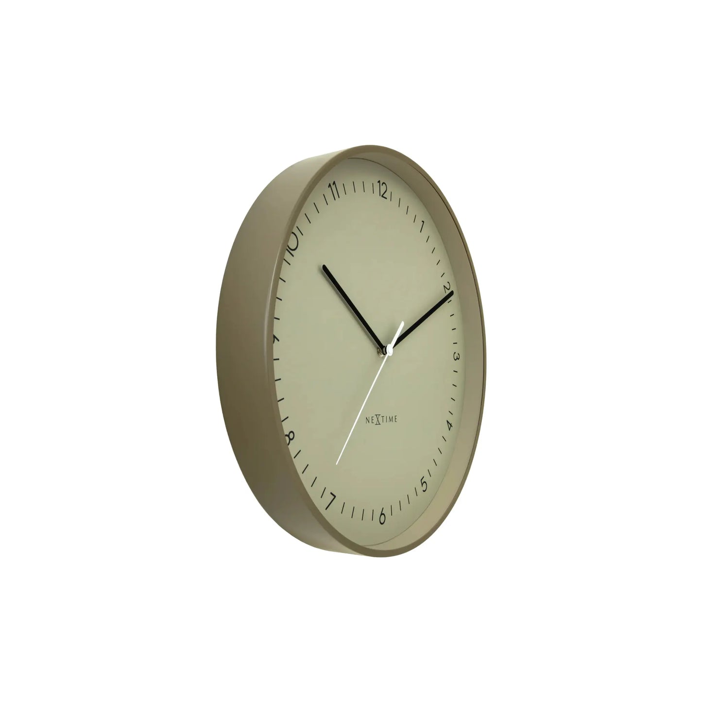 NeXtime Berlin Väggklocka 40 cm, Khaki
