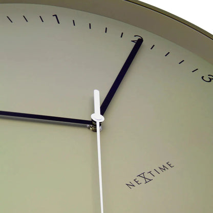 NeXtime Berlin Väggklocka 40 cm, Khaki