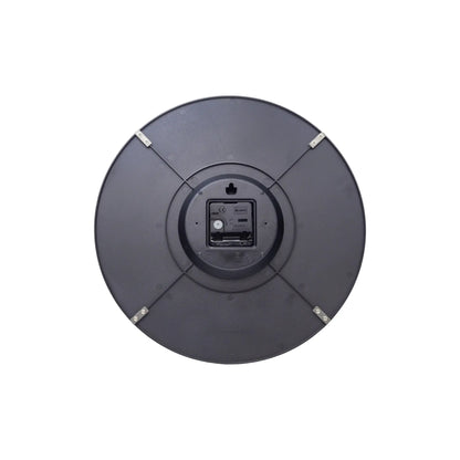 NeXtime Edge Wood Dome Väggklocka 35 cm Ljus, Brun