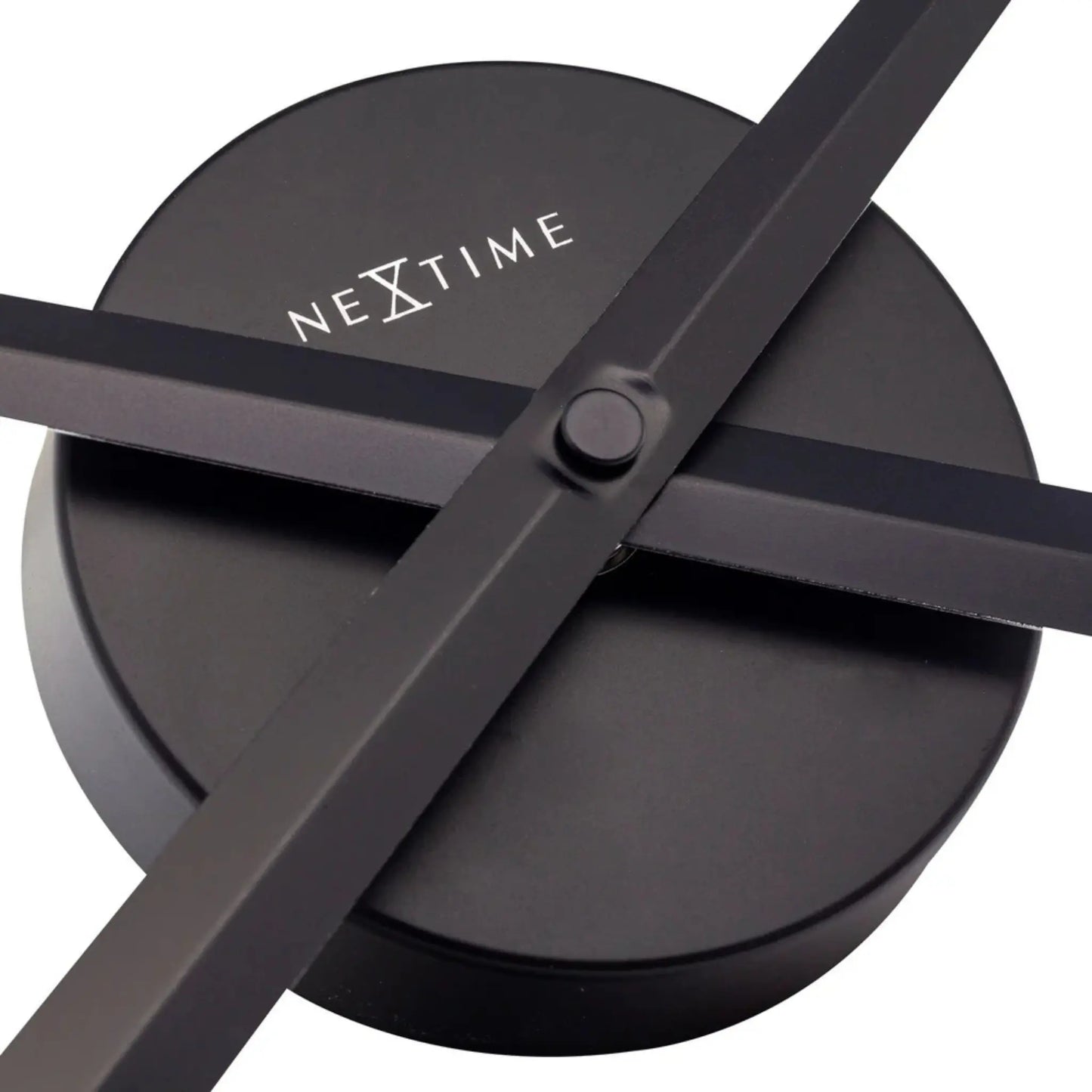NeXtime Hands Väggklocka Ø70 cm, Svart