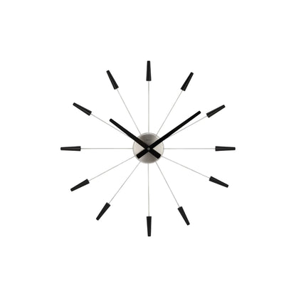 NeXtime Plug Inn Väggklocka 58 cm, Svart