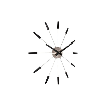NeXtime Plug Inn Väggklocka 58 cm, Svart